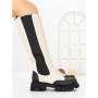 Cizme Dama cu Platforma C-285 BEIGE | STEPHAN