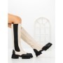 Cizme Dama cu Platforma C-285 BEIGE | STEPHAN