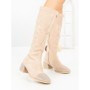 Cizme Dama cu Toc LQ-66 BEIGE | STEPHAN
