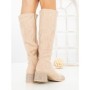 Cizme Dama cu Toc LQ-66 BEIGE | STEPHAN