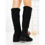 Cizme Dama cu Toc LQ-66 BLACK | STEPHAN