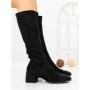 Cizme Dama cu Toc LQ-66 BLACK | STEPHAN