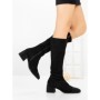 Cizme Dama cu Toc LQ-66 BLACK | STEPHAN