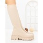 Cizme Dama cu Platforma LQ-23 BEIGE | STEPHAN