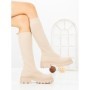 Cizme Dama cu Platforma LQ-23 BEIGE | STEPHAN