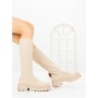 Cizme Dama cu Platforma LQ-23 BEIGE | STEPHAN