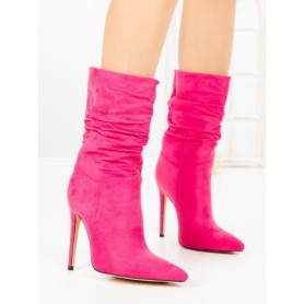Botine cu Toc Subtire C-252 FUCHSIA | STEPHAN