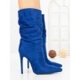 Botine cu Toc Subtire C-252 BLUE | STEPHAN