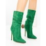Botine cu Toc Subtire C-252 GREEN | STEPHAN