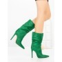 Botine cu Toc Subtire C-252 GREEN | STEPHAN
