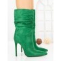 Botine cu Toc Subtire C-252 GREEN | STEPHAN