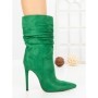 Botine cu Toc Subtire C-252 GREEN | STEPHAN