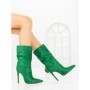 Botine cu Toc Subtire C-252 GREEN | STEPHAN
