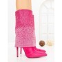 Botine cu Toc Subtire C-272 FUCHSIA | STEPHAN