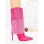 Botine cu Toc Subtire C-272 FUCHSIA | STEPHAN