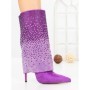 Botine cu Toc Subtire C-272 PURPLE | STEPHAN