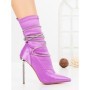 Botine cu Toc Subtire C-250 PURPLE | STEPHAN