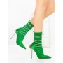 Botine cu Toc Subtire C-250 GREEN | STEPHAN
