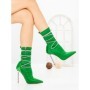 Botine cu Toc Subtire C-250 GREEN | STEPHAN