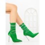 Botine cu Toc Subtire C-250 GREEN | STEPHAN