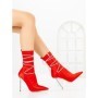 Botine cu Toc Subtire C-250 RED | STEPHAN