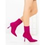 Botine cu Toc Subtire H-1 FUCHSIA | STEPHAN
