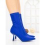 Botine cu Toc Subtire H-1 ROYAL BLUE | STEPHAN