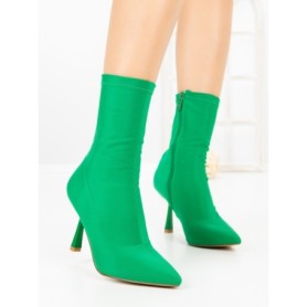 Botine cu Toc Subtire H-1 GREEN | STEPHAN