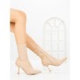 Botine cu Toc Subtire H-1 BEIGE | STEPHAN