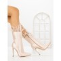 Botine cu Toc Subtire C-269 BEIGE | STEPHAN
