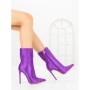 Botine cu Toc Subtire C-269 PURPLE | STEPHAN