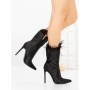 Botine cu Toc Subtire C-269 BLACK | STEPHAN