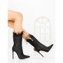 Botine cu Toc Subtire C-269 BLACK | STEPHAN