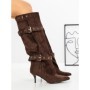 Cizme Dama cu Toc 52271 BROWN | GALLEVANI