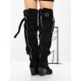 Cizme Dama cu Toc 52259 BLACK | GALLEVANI