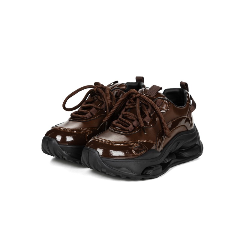 Pantofi Sport Dama din piele naturala S5361 BROWN | FRANCO GERARDO
