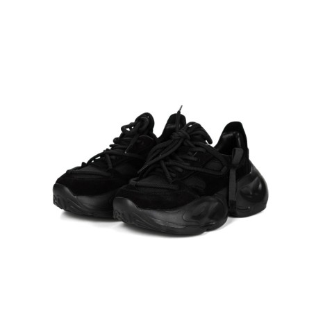 Pantofi Sport Dama din piele naturala 2586 BLACK | FRANCO GERARDO