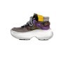 Pantofi Sport Dama din piele naturala HD7672 GREY-PURPLE | ADVANCER