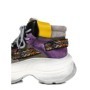 Pantofi Sport Dama din piele naturala HD7672 GREY-PURPLE | ADVANCER