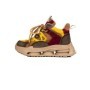 Pantofi Sport Dama din piele naturala H36839 KHAKI-YELLOW | ADVANCER