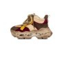 Pantofi Sport Dama din piele naturala HY6322 WINE-YELLOW | ADVANCER
