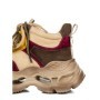Pantofi Sport Dama din piele naturala HY6322 WINE-YELLOW | ADVANCER