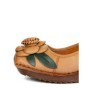 Pantofi Casual Dama din piele naturala F198 YELLOW | FORMAZIONE