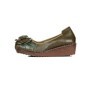 Pantofi Casual Dama din piele naturala F198 GREEN | FORMAZIONE