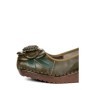 Pantofi Casual Dama din piele naturala F198 GREEN | FORMAZIONE