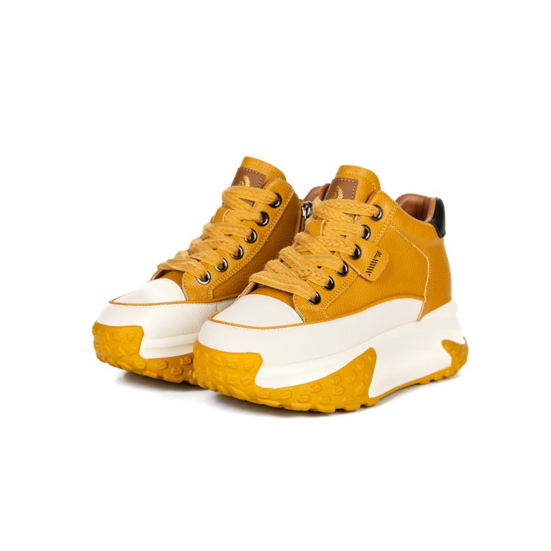 Ghete Dama cu Platforma 8821-1 YELLOW | ADVANCER