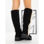 Cizme Dama cu talpa joasa 68211 BLACK | CM