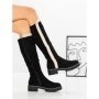 Cizme Dama cu talpa joasa 68211 BLACK | CM