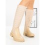 Cizme Dama cu talpa joasa 9155 BEIGE | CM