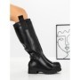 Cizme Dama cu talpa joasa 9050 BLACK | CM